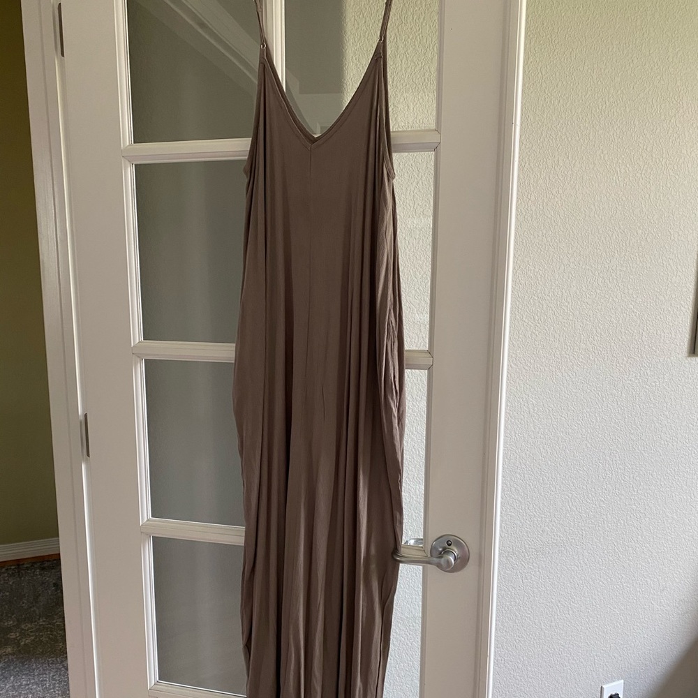 Grey maxi dress